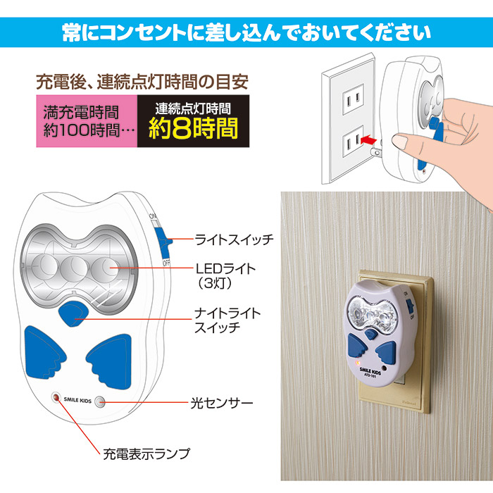 ふくろう型停電灯Ⅱ ATD-101